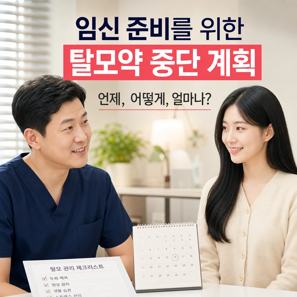 탈모약 복용, 임신 계획 중이라면?